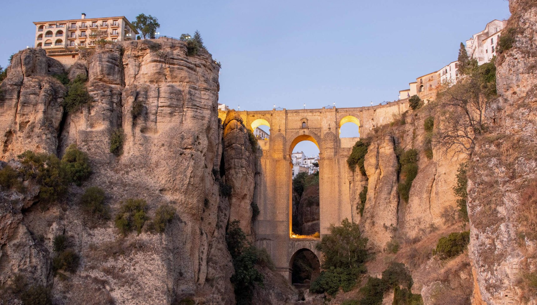A bridge in Ronda, Spain