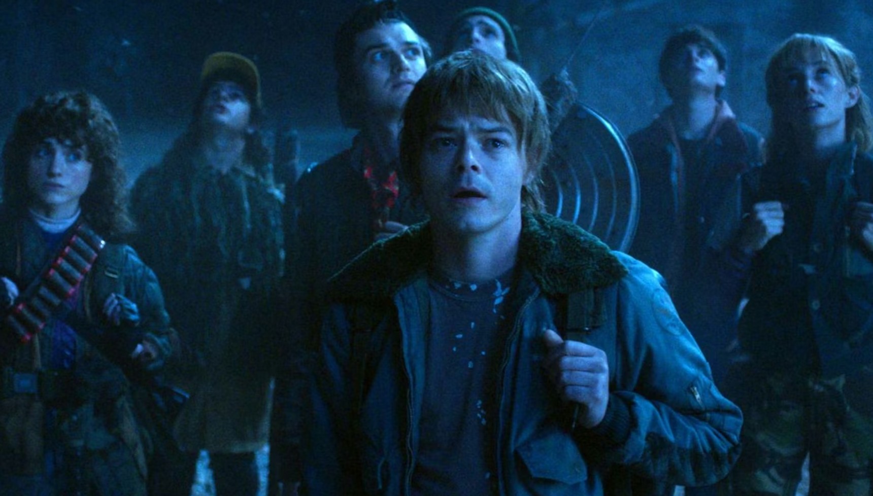 Jonathan and other characters in the Upside Down in the Stranger Things season 5 finale