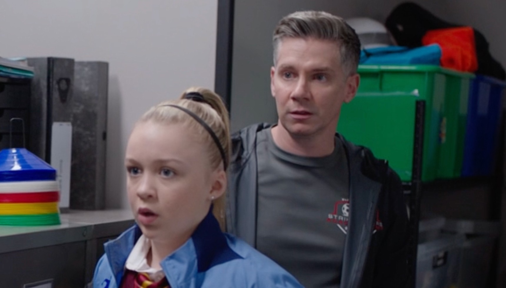 Portia and Tony in Waterloo Road