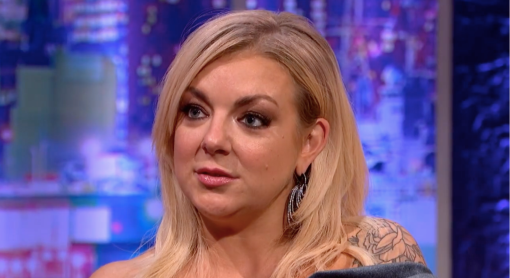 Sheridan Smith looking serious