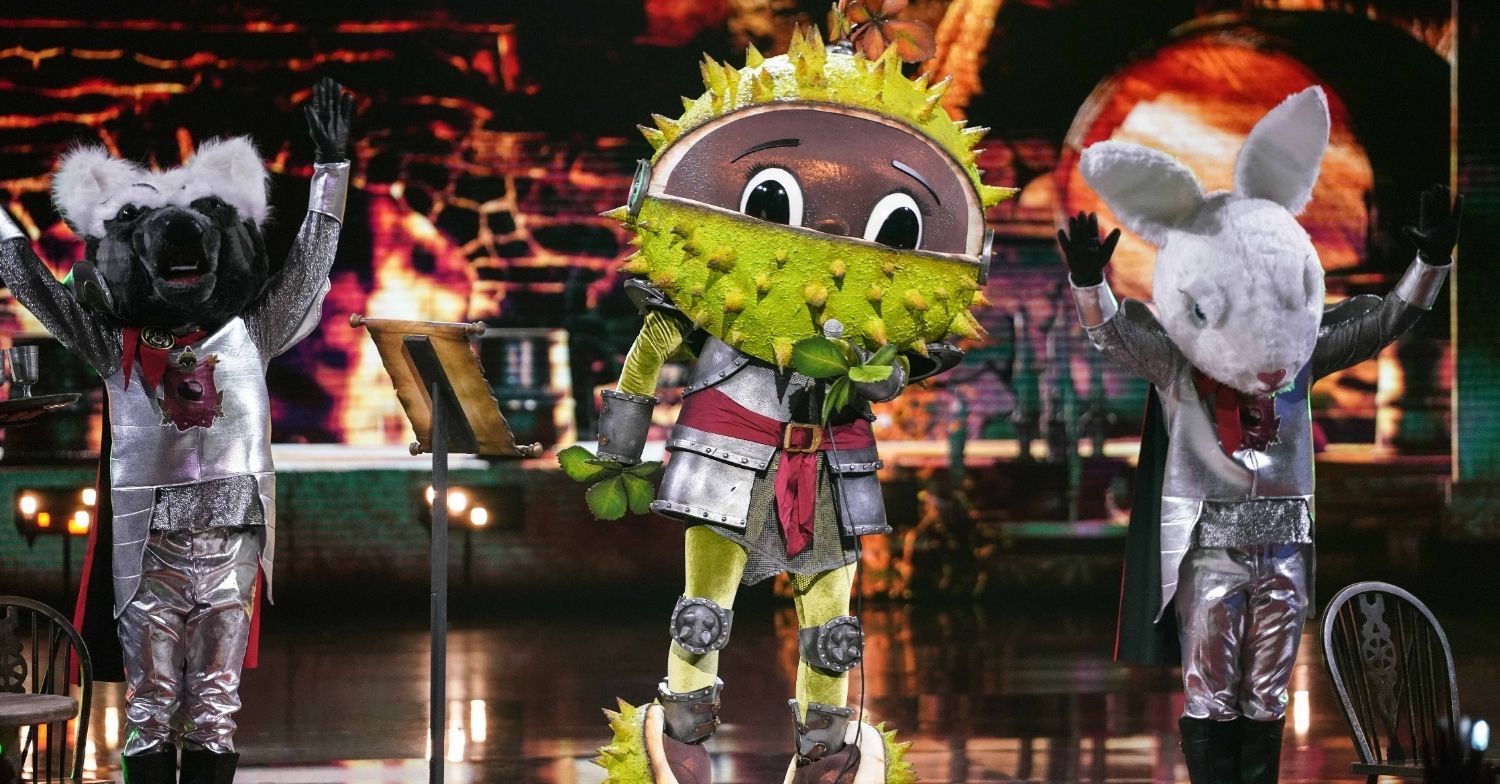 Conkers performing on The Masked Singer