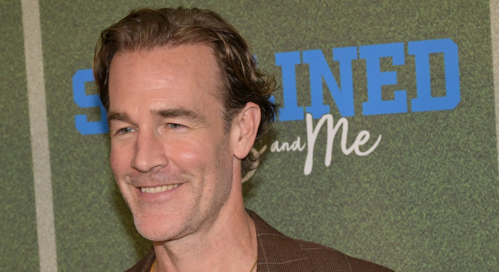 James Van Der Beek smiling