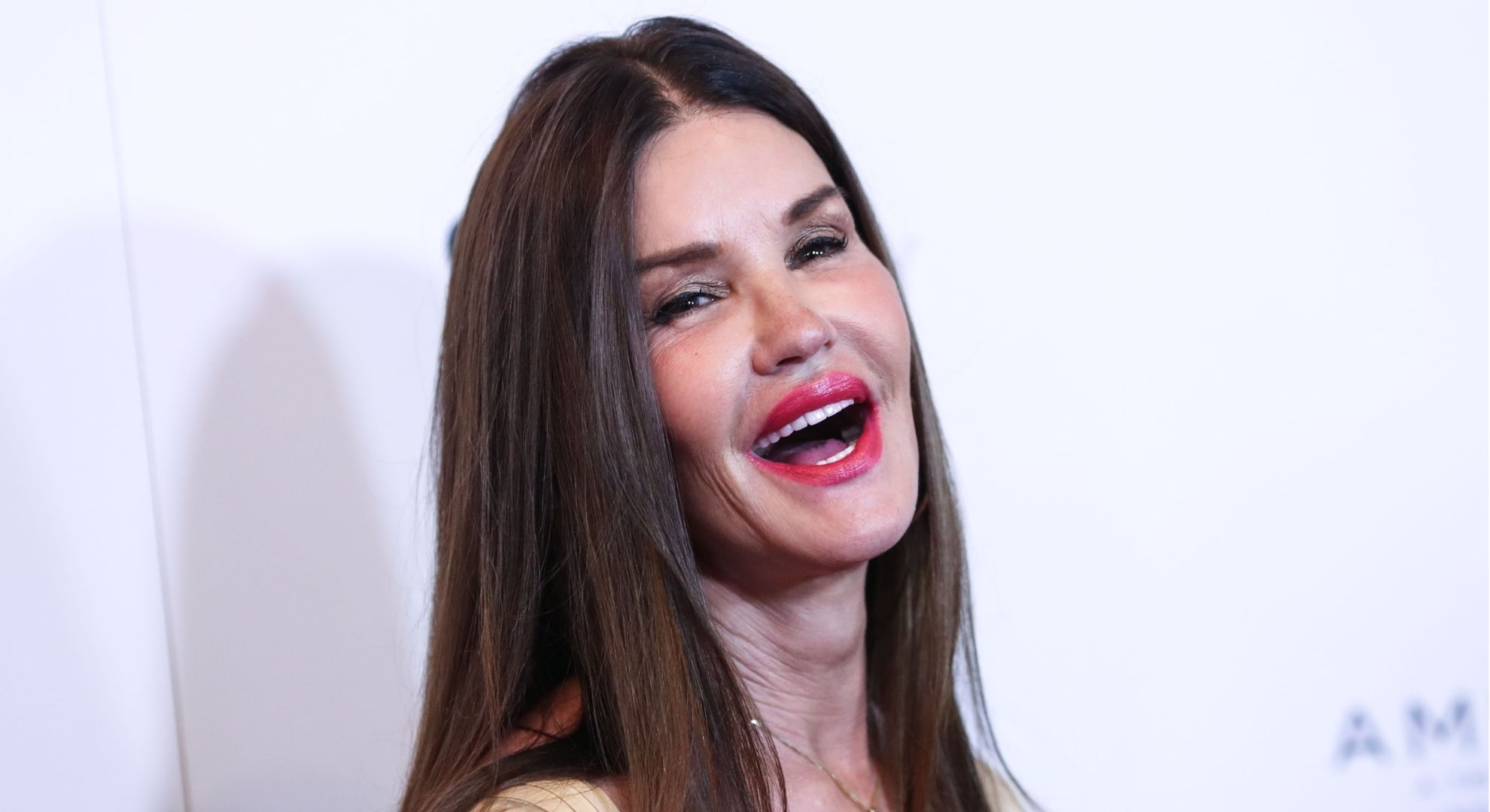 Janice Dickinson smiling