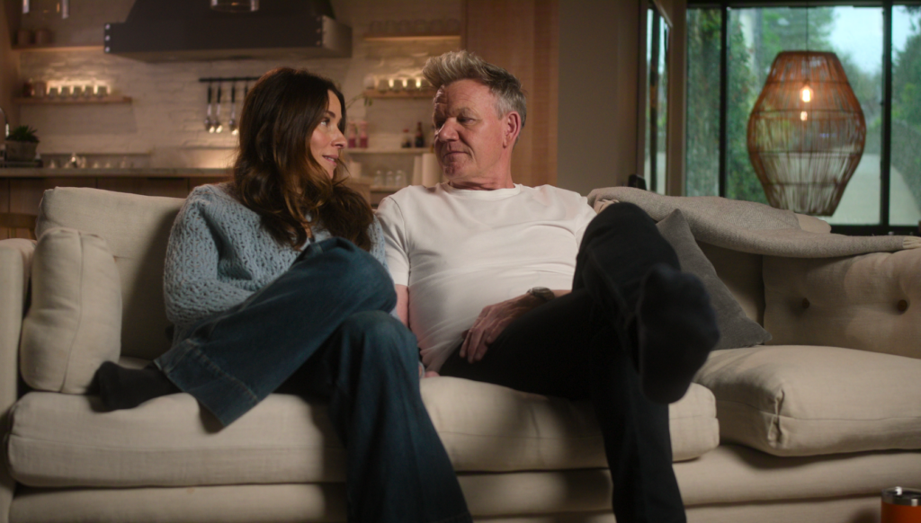 Gordon and his wife in his Netflix show