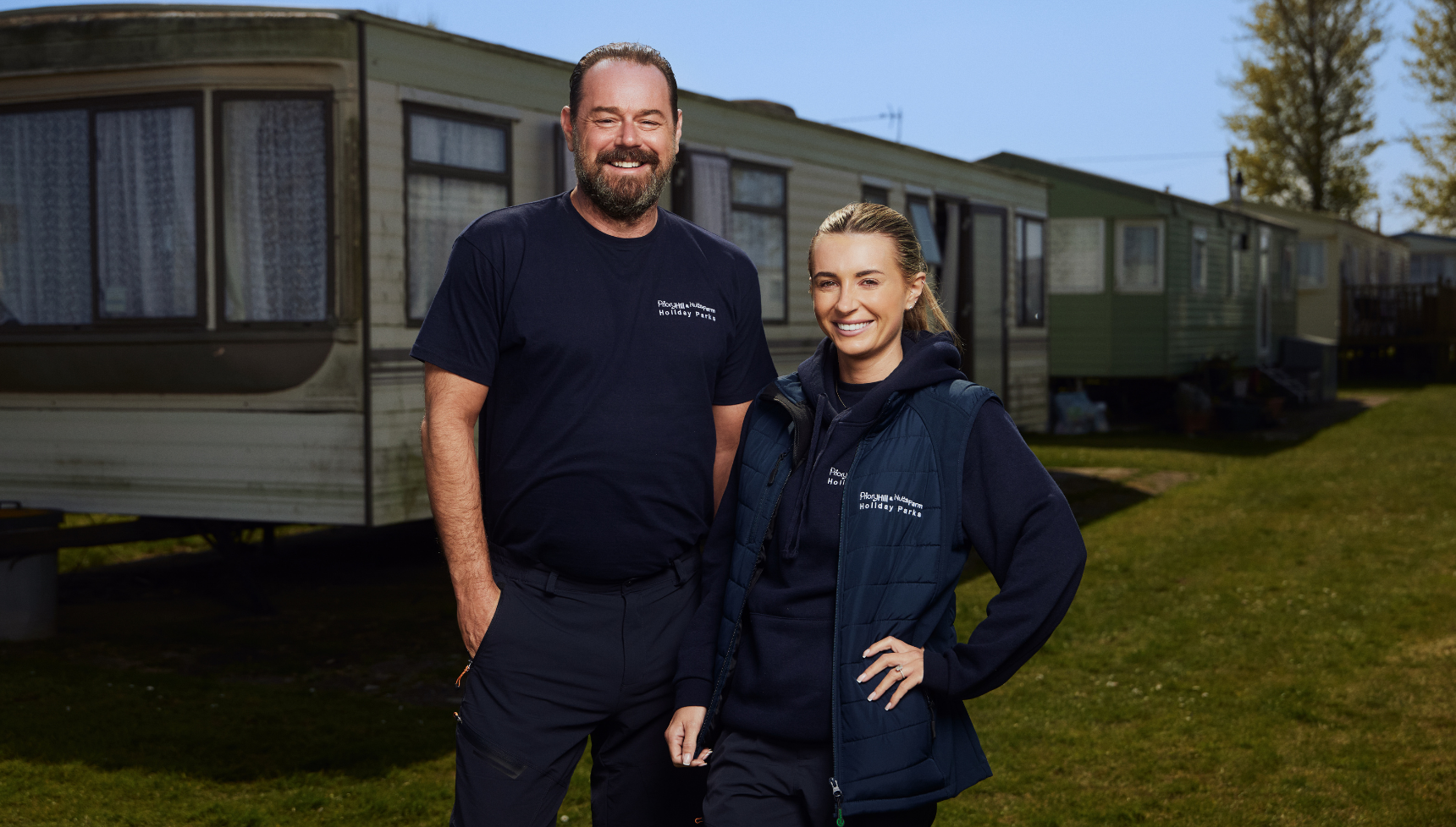 Danny and Dani Dyer on their caravan park