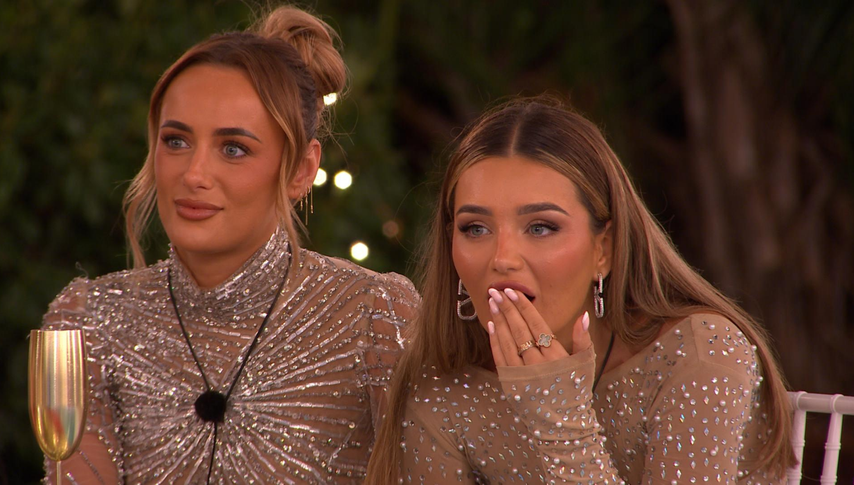 Millie and Lucinda on Love Island