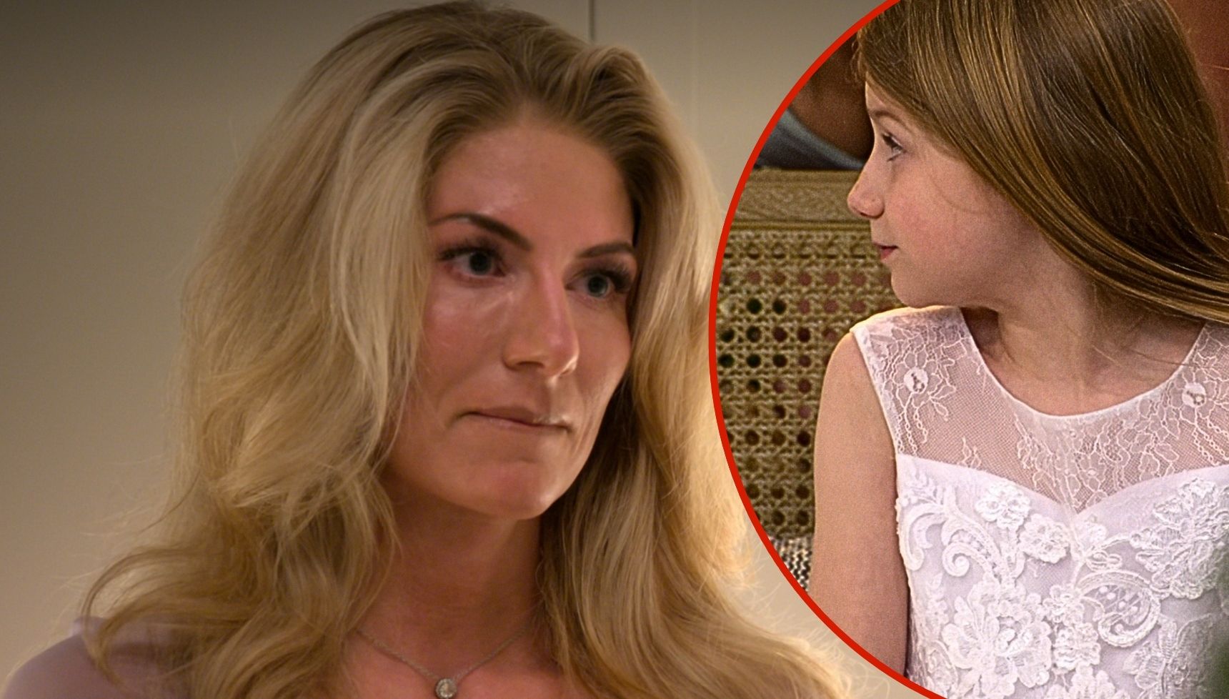 Love Is Blind: Amber Morrison's daughter Emma pictured as Jordan Faeth prepares to meet her for first time