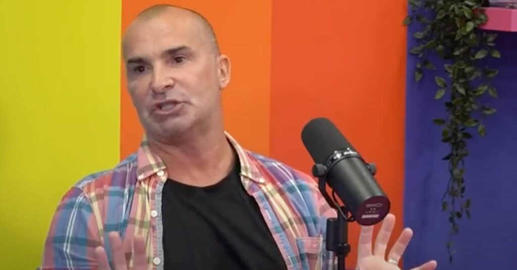 Louis Spence on a podcast