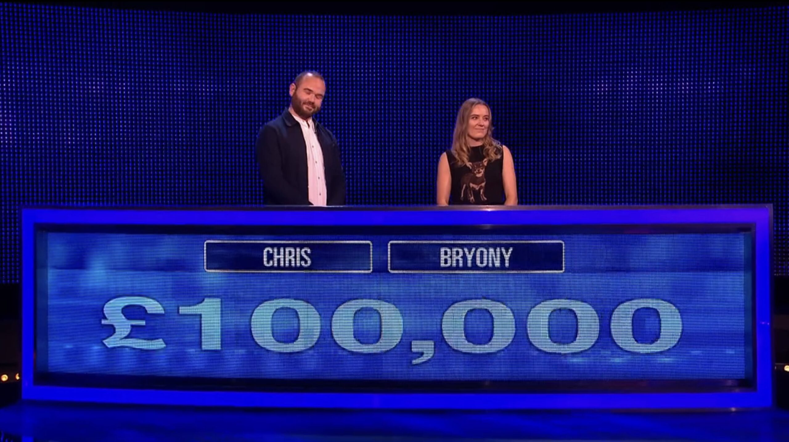 The Chase players Chris and Bryony