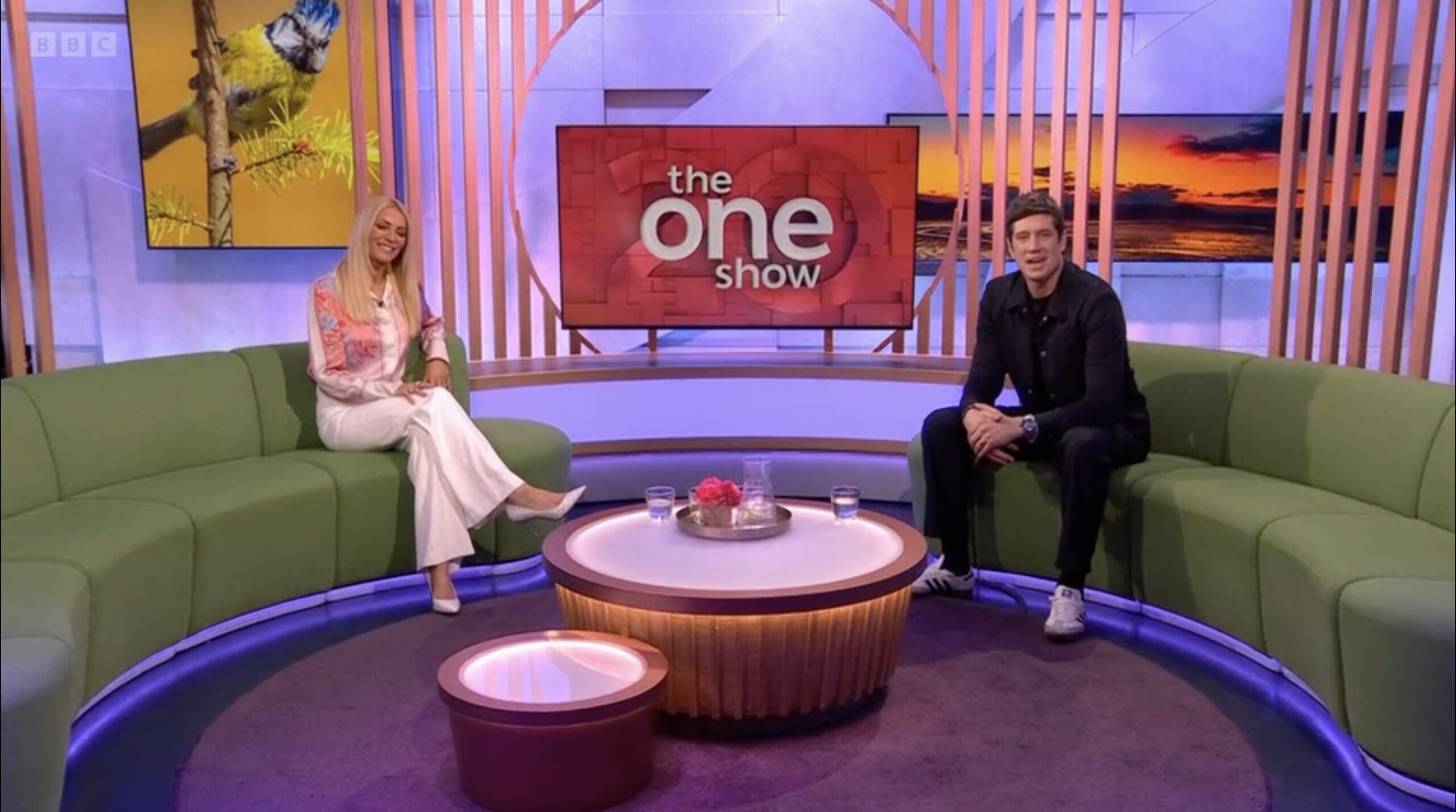 Tess Daly and Vernon Kay on The One Show