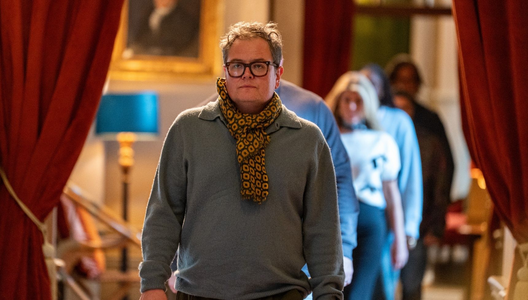 Alan Carr on Celebrity Traitors 