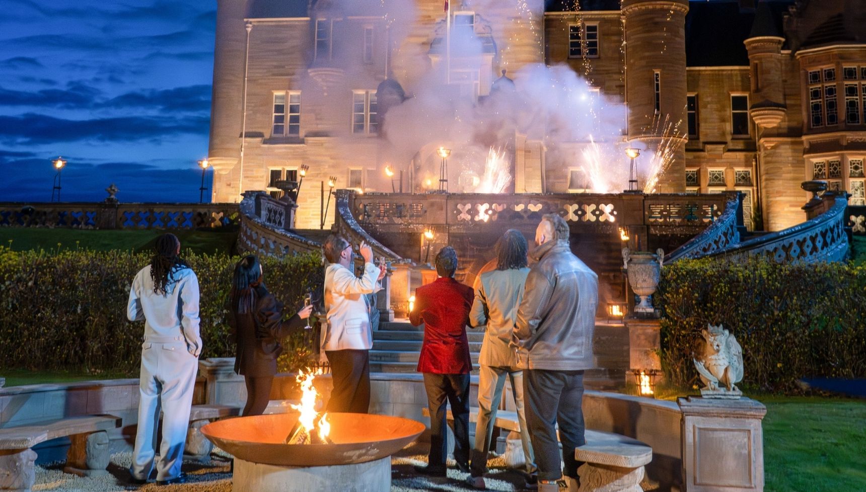 Celebrity Traitors castle 