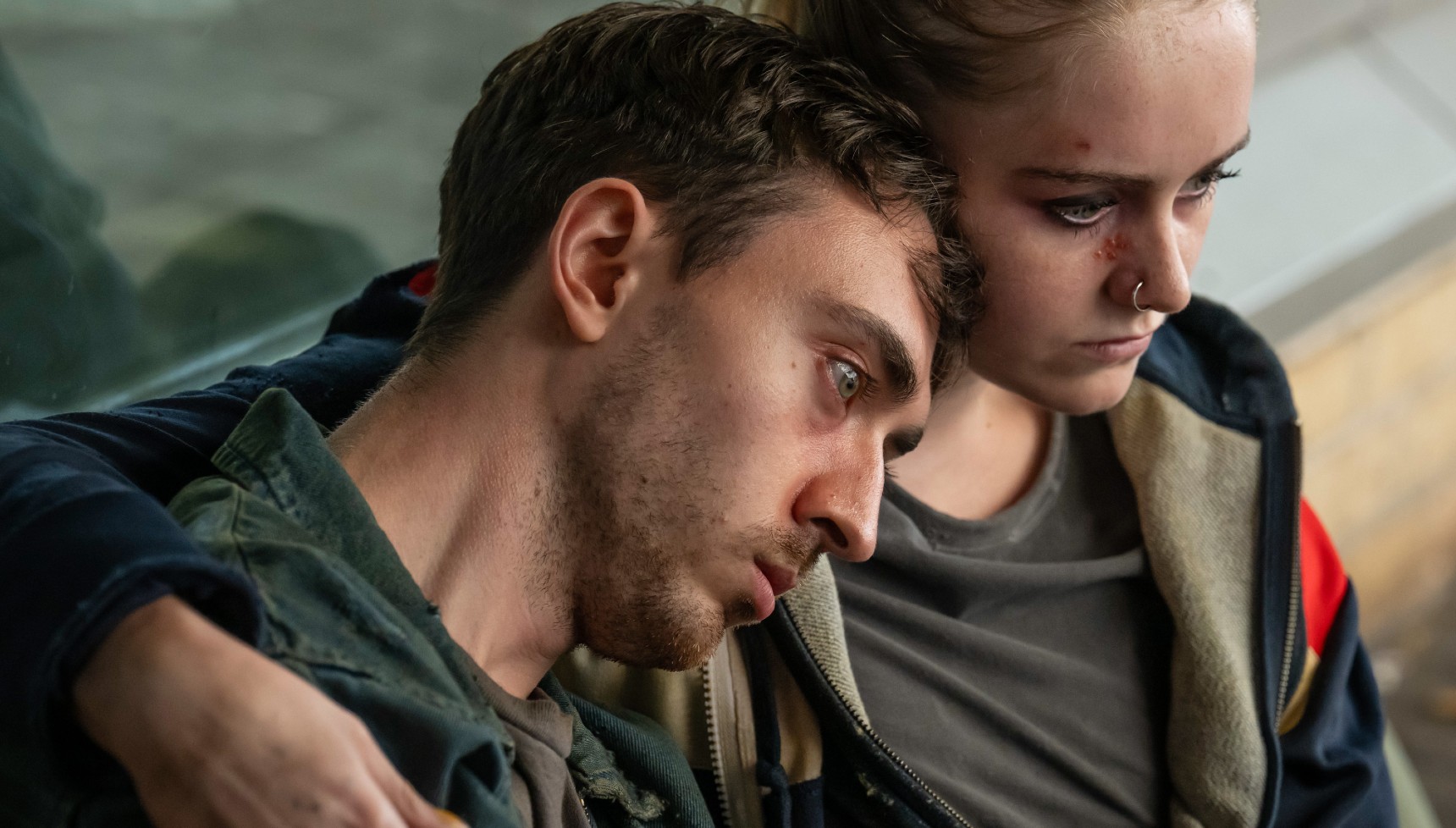 Yasmin Davies and Joe Barber as Erin and Ryan in Silent Witness