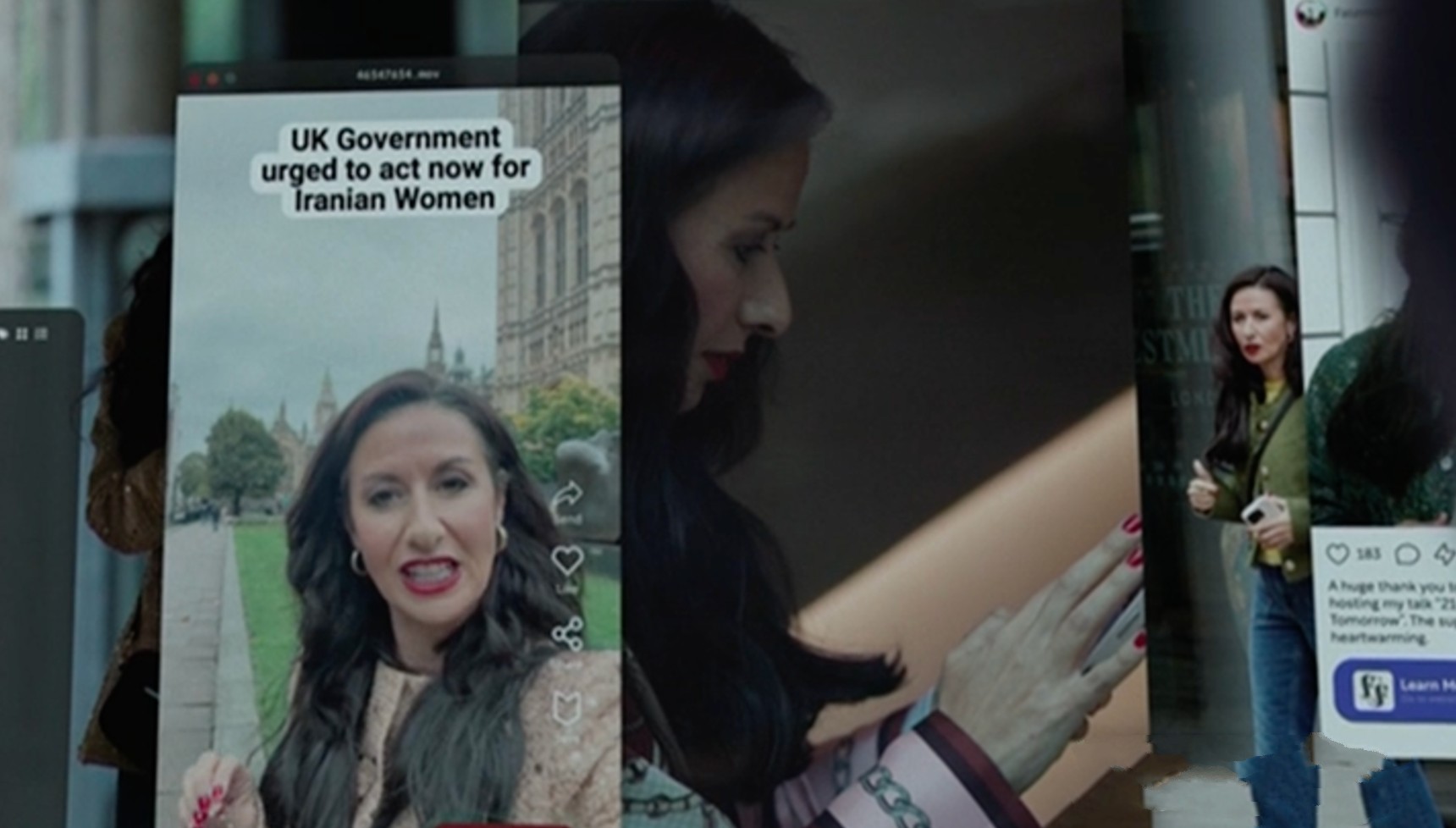 Hayley Tamaddon's character Fatemah in Betrayal