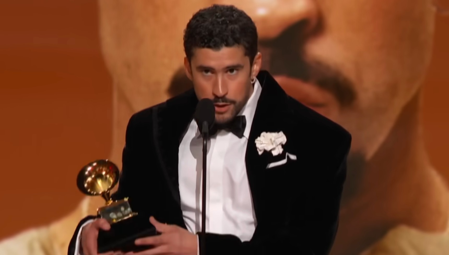 Bad Bunny at the GRAMMYs