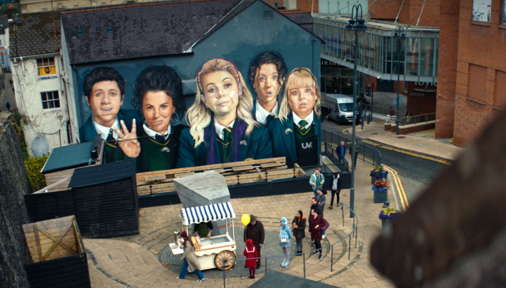 The Derry Girls mural