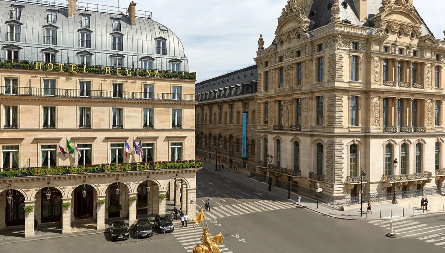 The exterior of the Hotel Regina