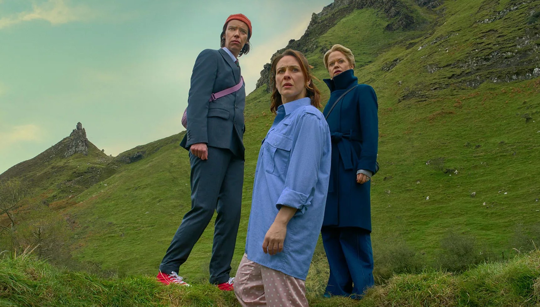 The main stars of How to Get to Heaven from Belfast