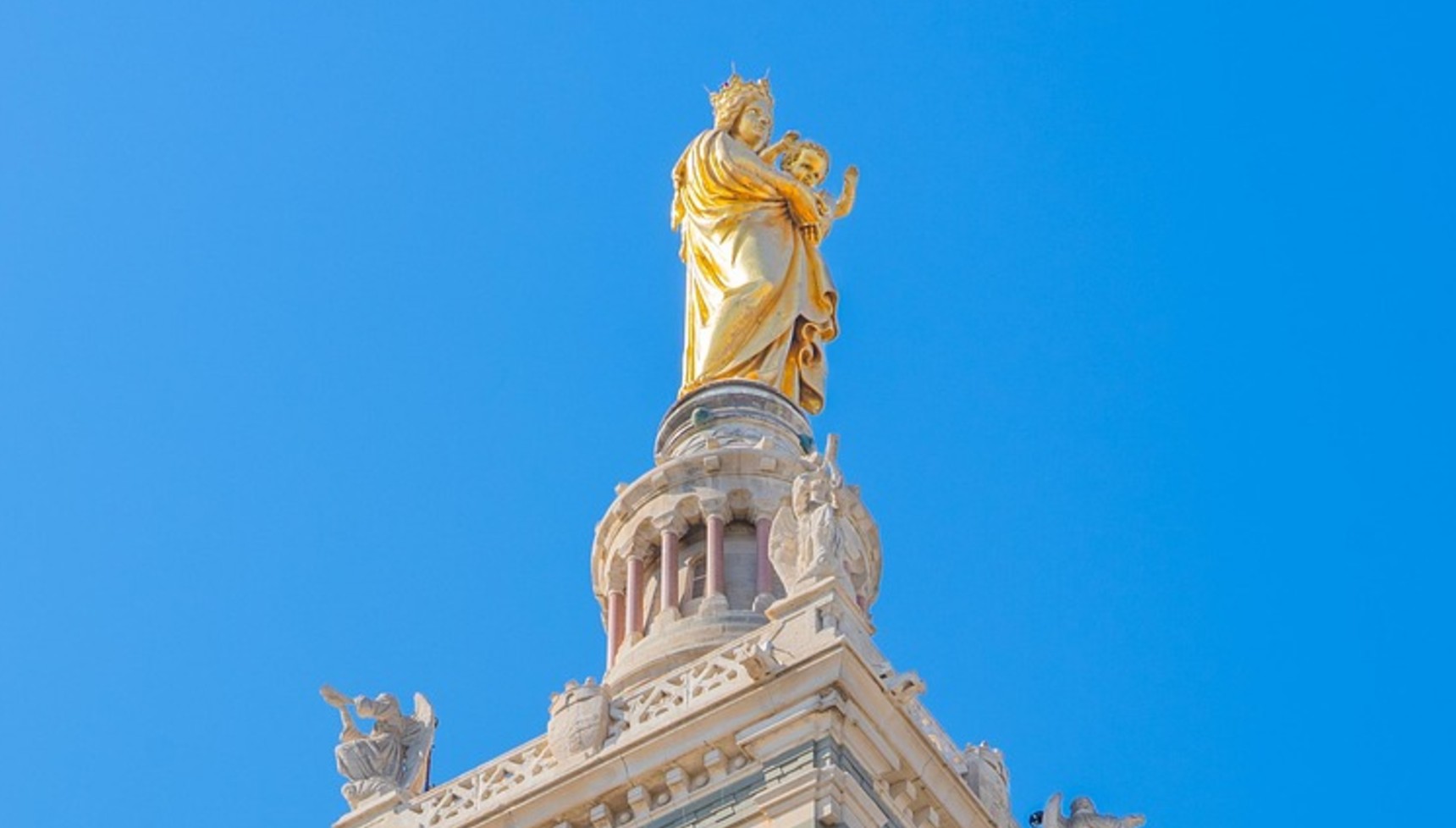 The top of the Notre Dame de la Garde