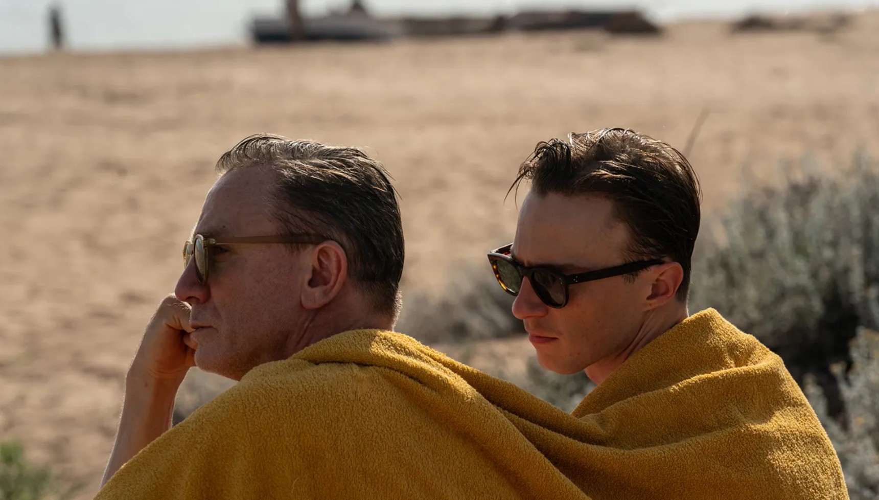 Daniel Craig and Drew Starkey in Queer