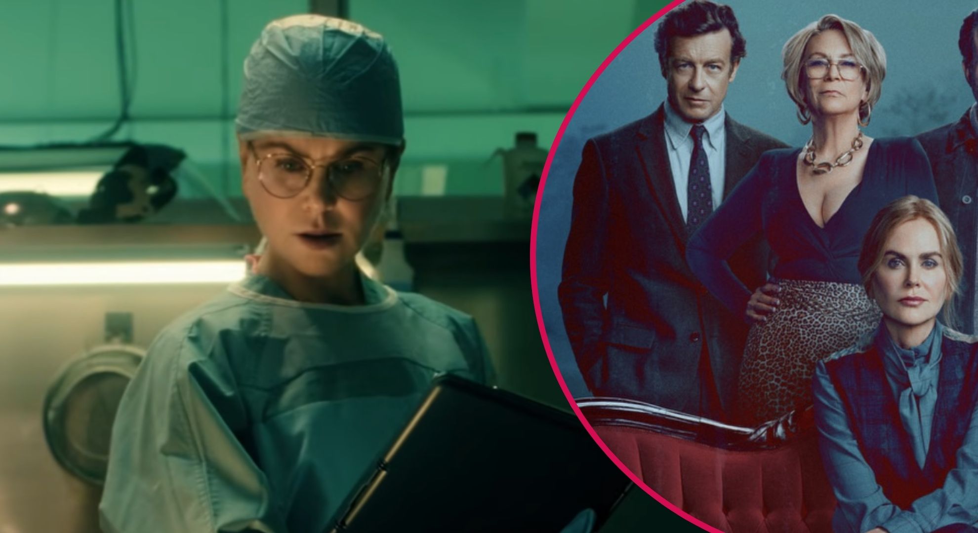 Nicole Kidman and the cast of Scarpetta