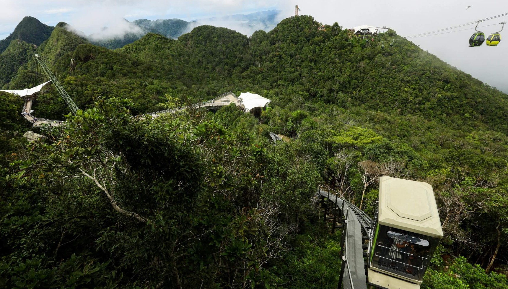 The Sky Bridge in Langkawi