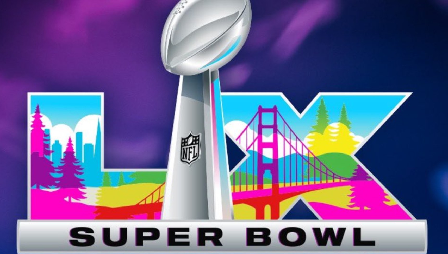 The Super Bowl LX logo