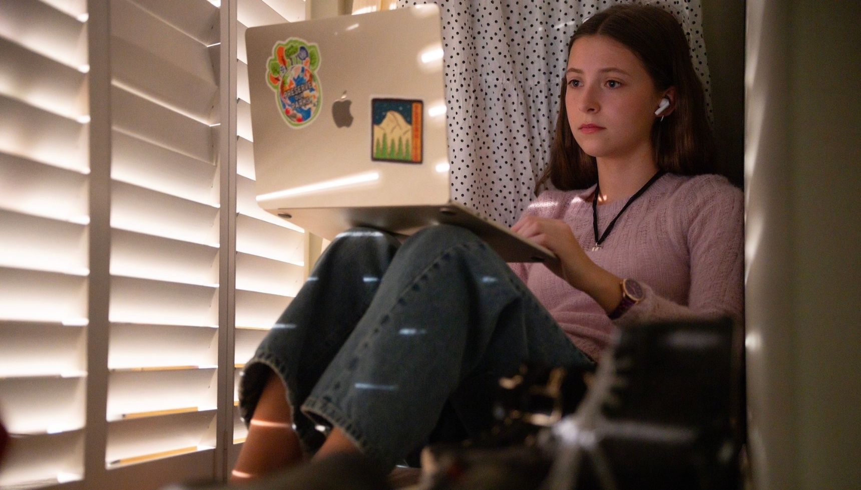 Leah, Malcolm's daughter in the new series