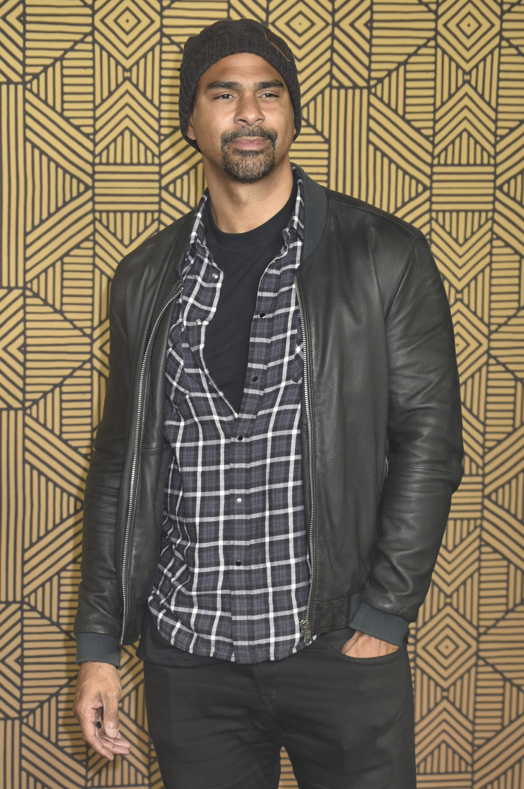 David Haye on the red carpet