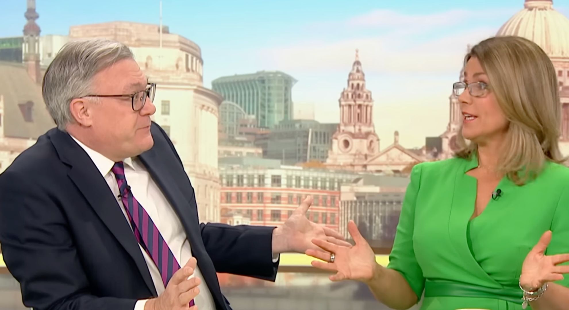 Ed Balls and Susanna Reid 