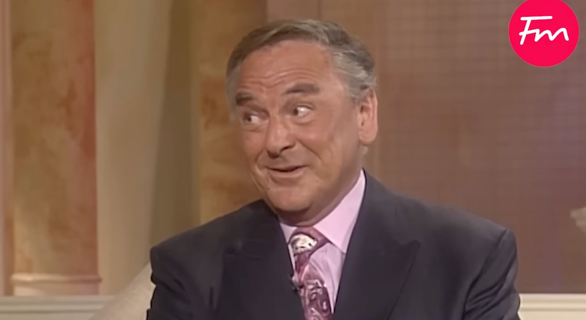 Bob Monkhouse during an interview 