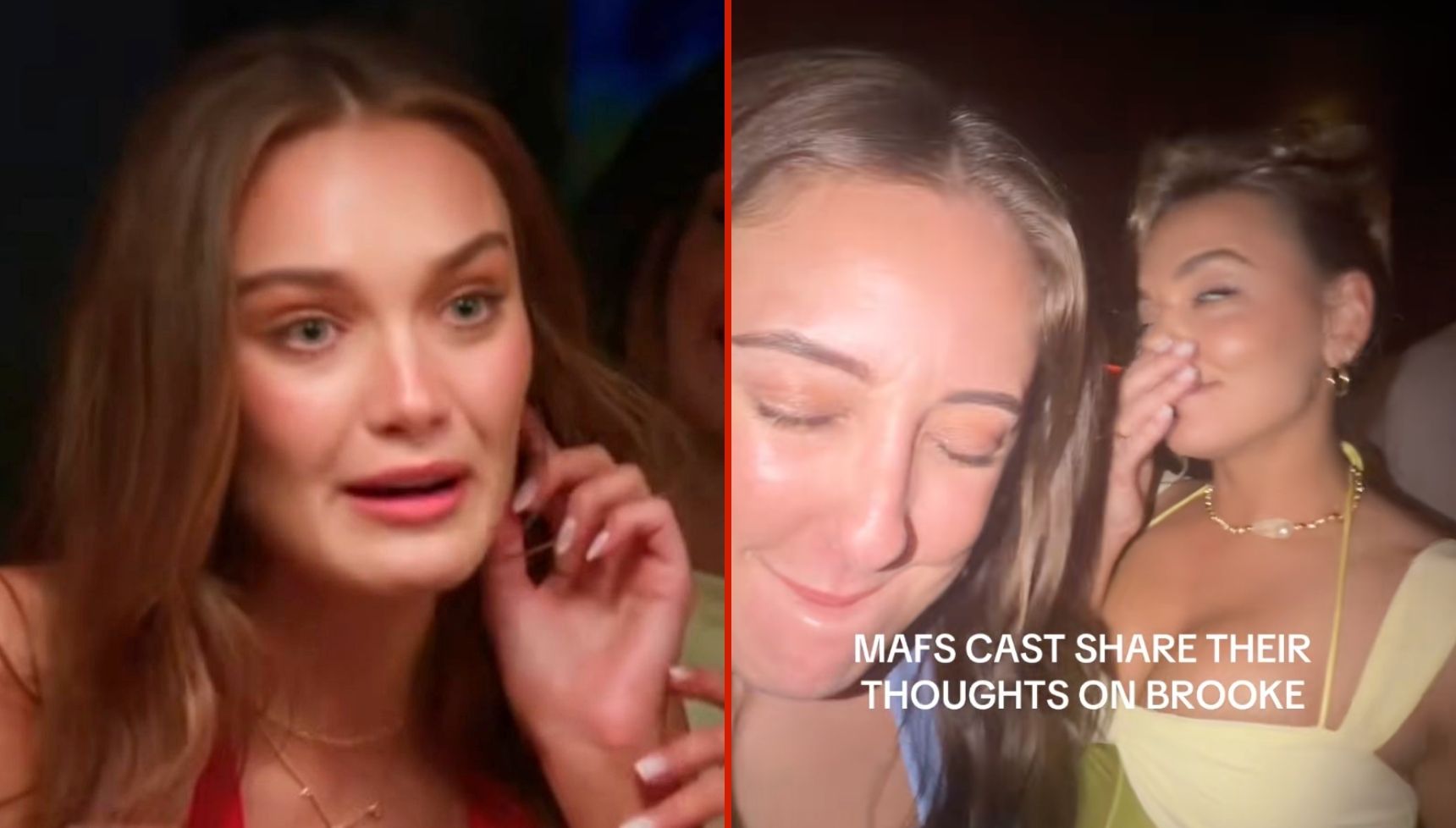 'You're not a girls' girl!' MAFS Australia's Alissa and Rachel tell Brook what they really think of her in TikTok video