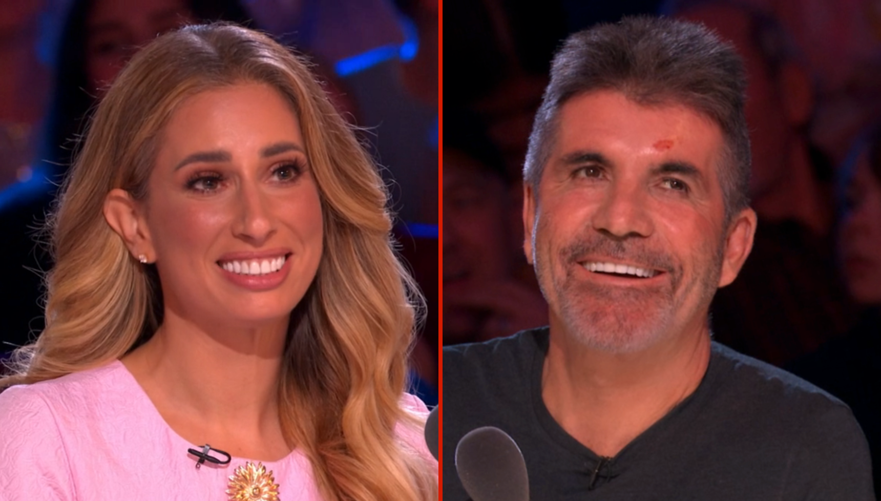 Nasty accident that saw Simon Cowell replaced by Stacey Solomon on BGT tonight