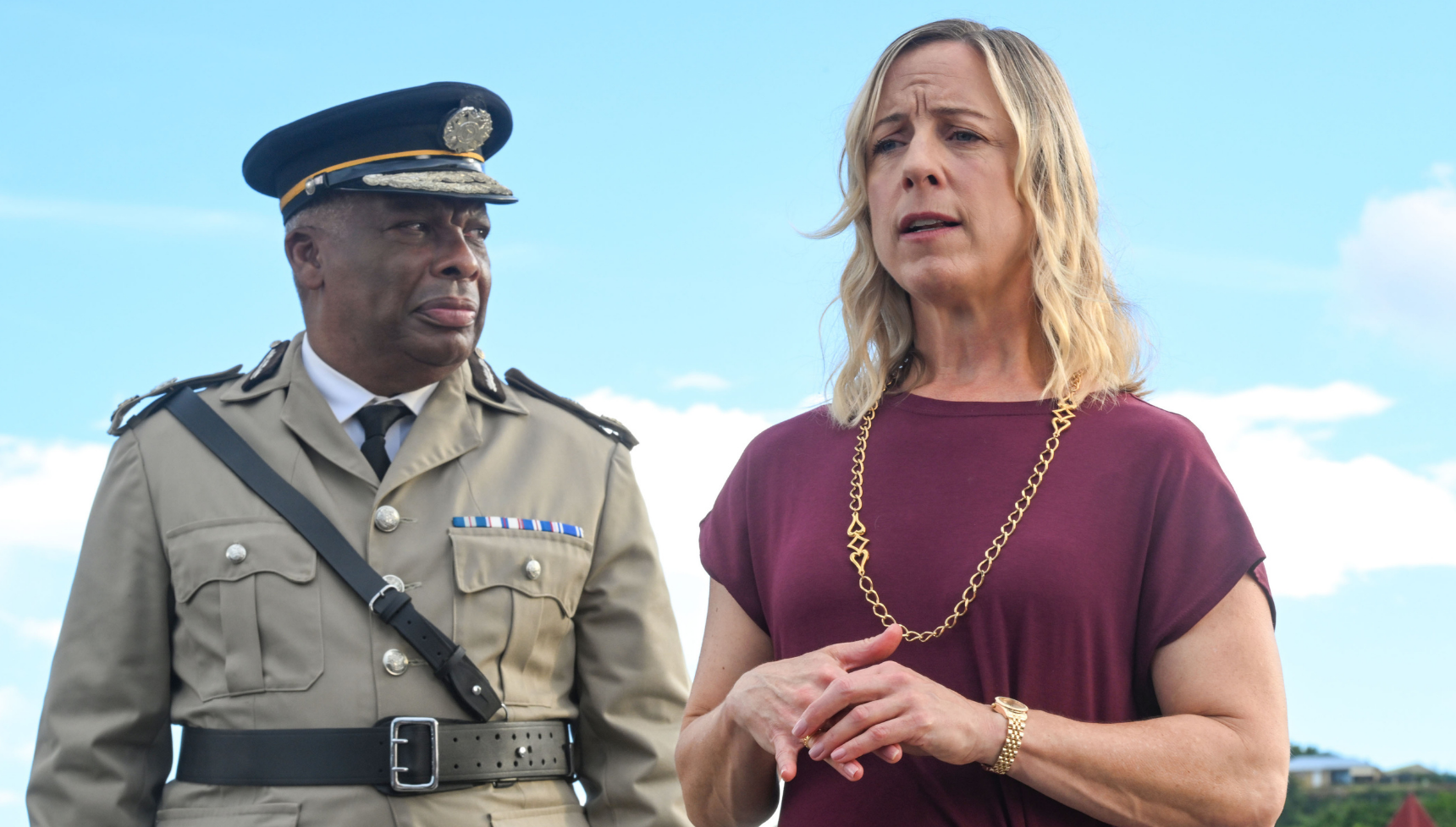 Claudie Blakley as Cara Smart in Death in Paradise