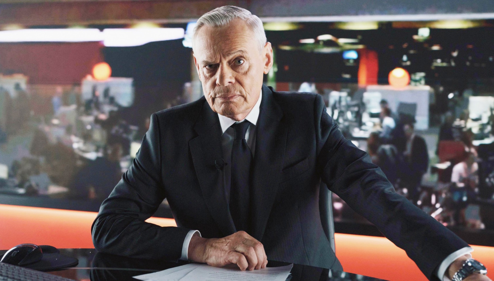 Martin Clunes as Huw Edwards