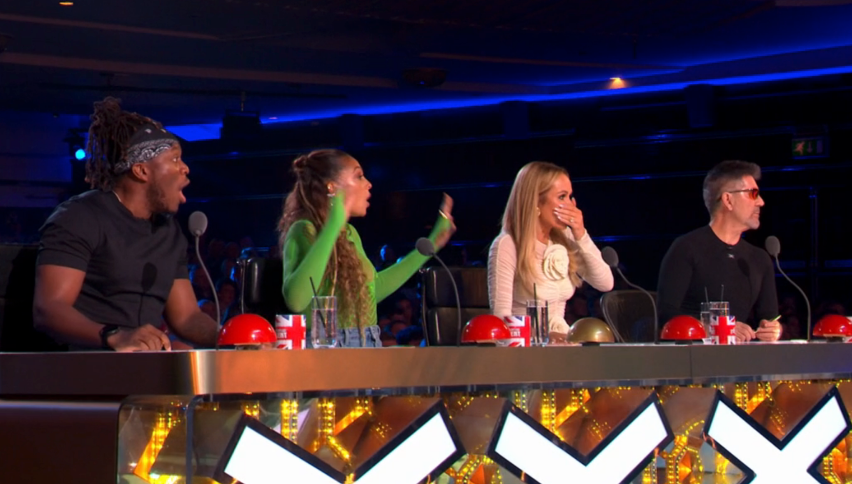 Britain's Got Talent judges looking shocked
