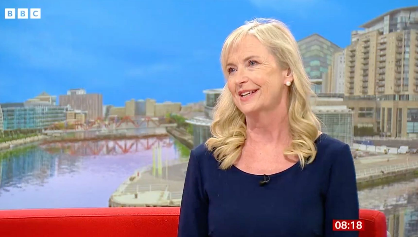Carol Kirkwood on BBC Breakfast
