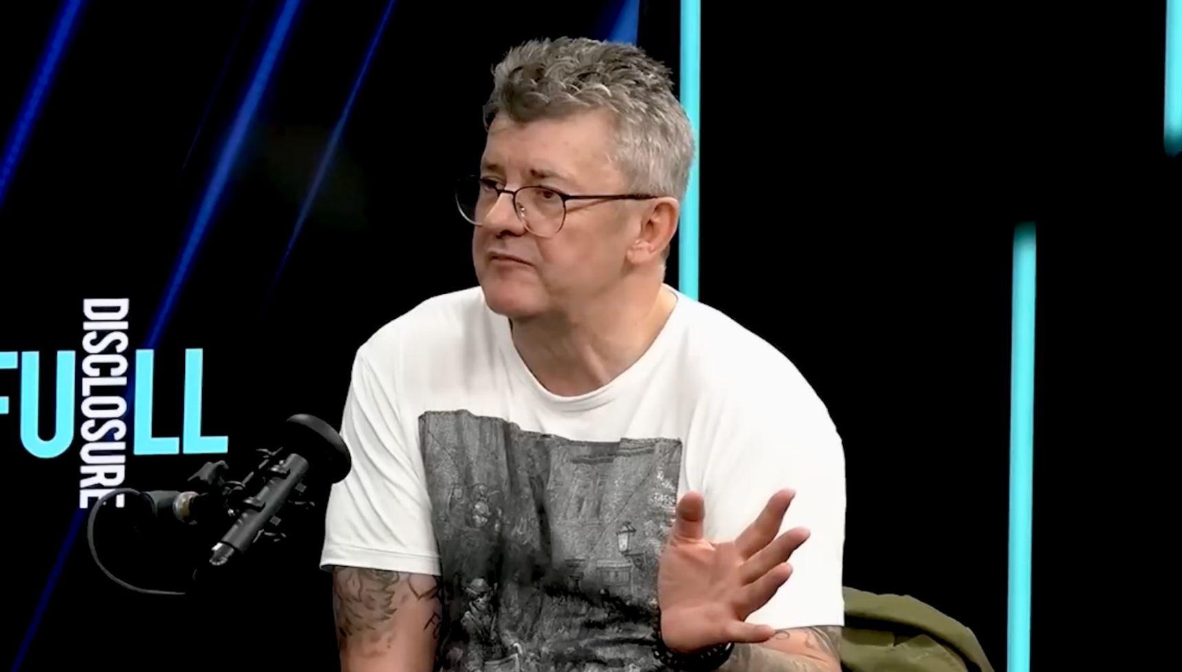 Joe Pasquale on a podcast 