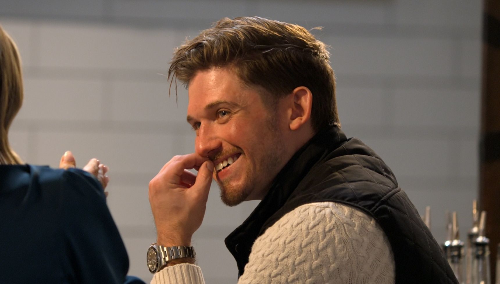 chris fusco laughing