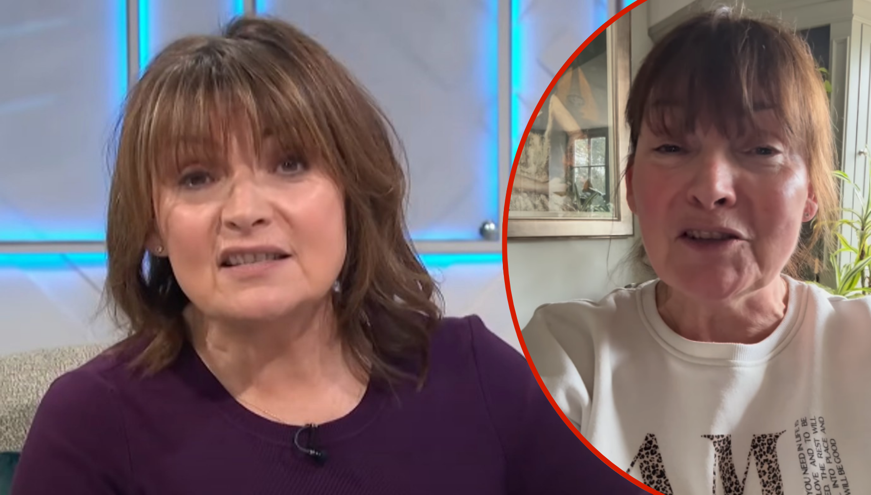 Lorraine Kelly shares statement as ITV viewers concerned over where she is today following illness