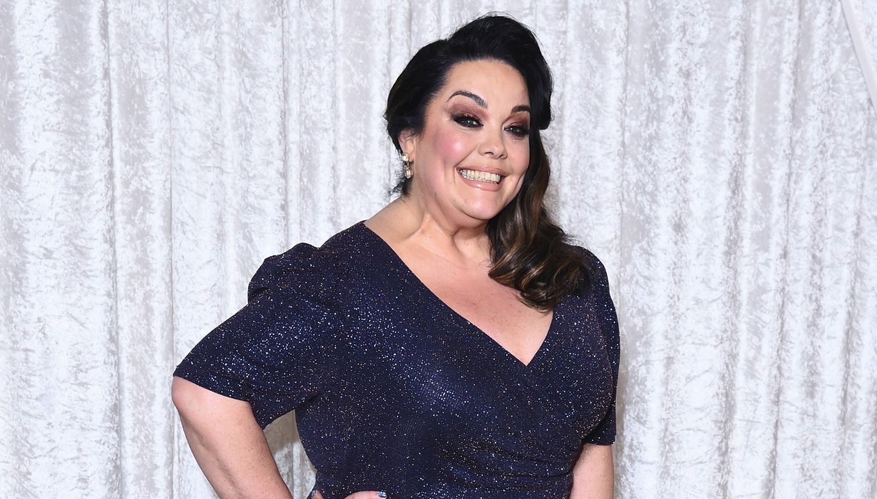 Lisa Riley shows off incredible 12st weight loss transformation as she gives herself a 'pat on the back'