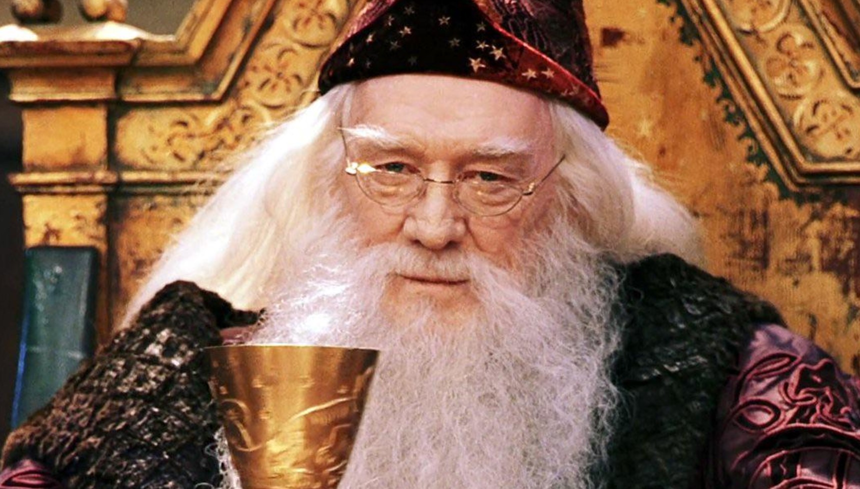 Richard Harris as Albus Dumbledore in Harry Potter and the Philosopher's Stone 