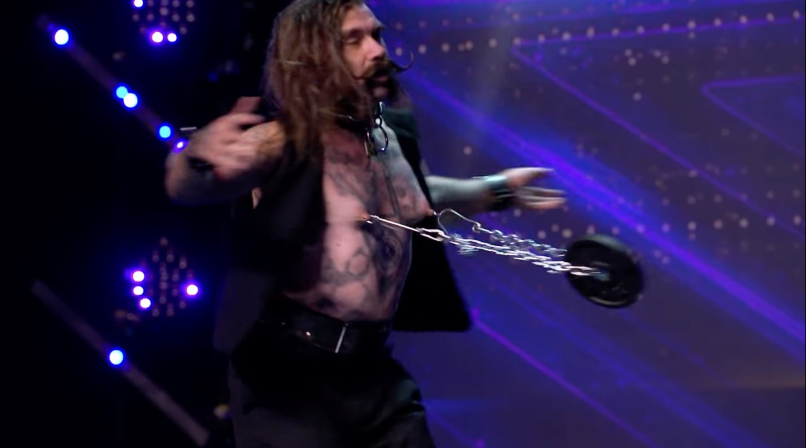 Baron during Britain's Got Talent audition
