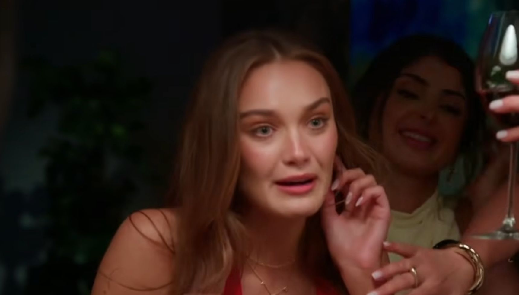 MAFS Australia Brook having a go at the dinner party