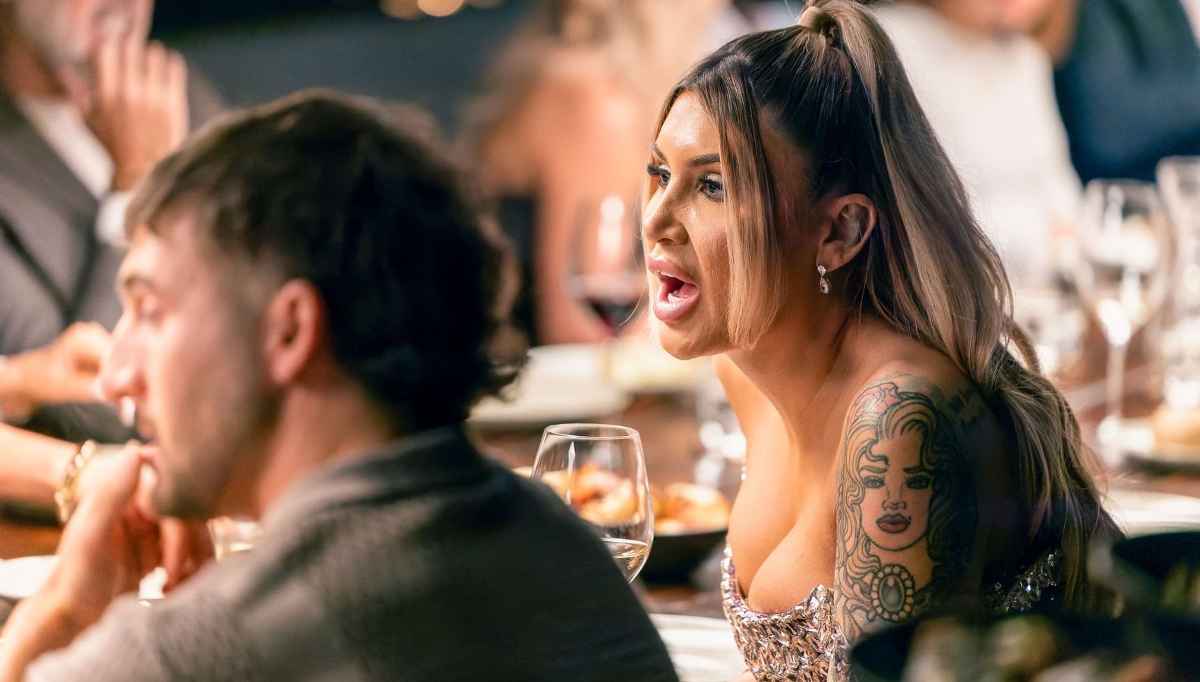 Gia on MAFS dinner paty