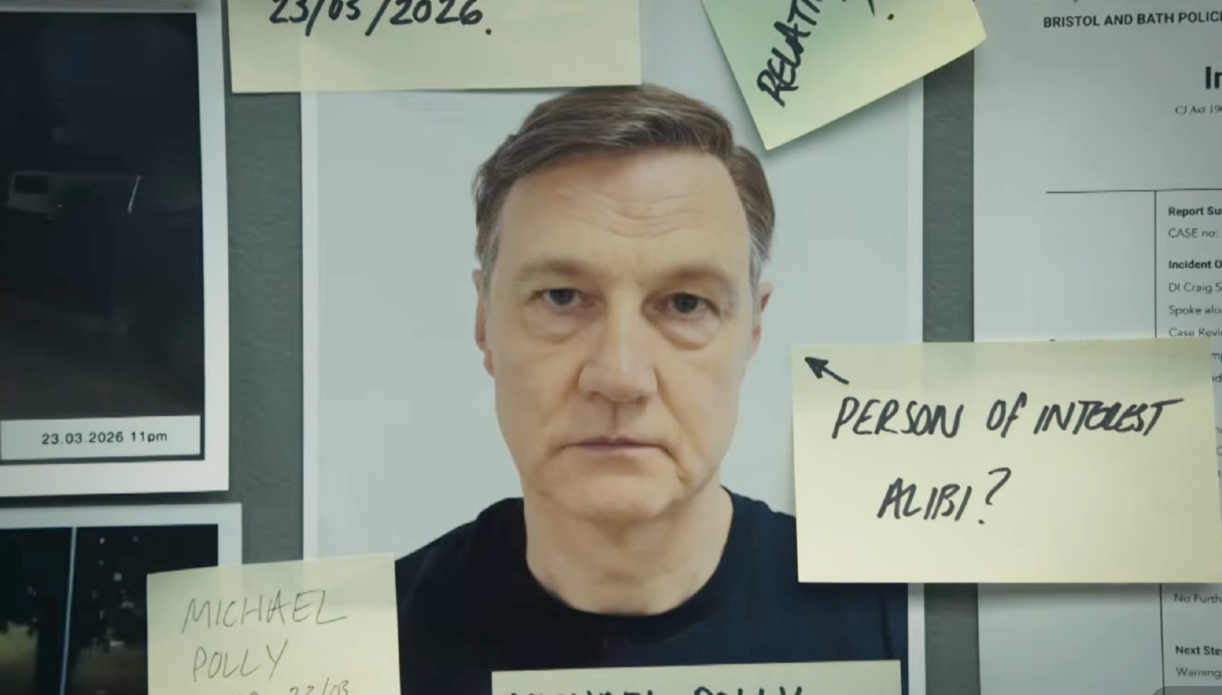 Prime suspect Michael Polly in Gone on ITV