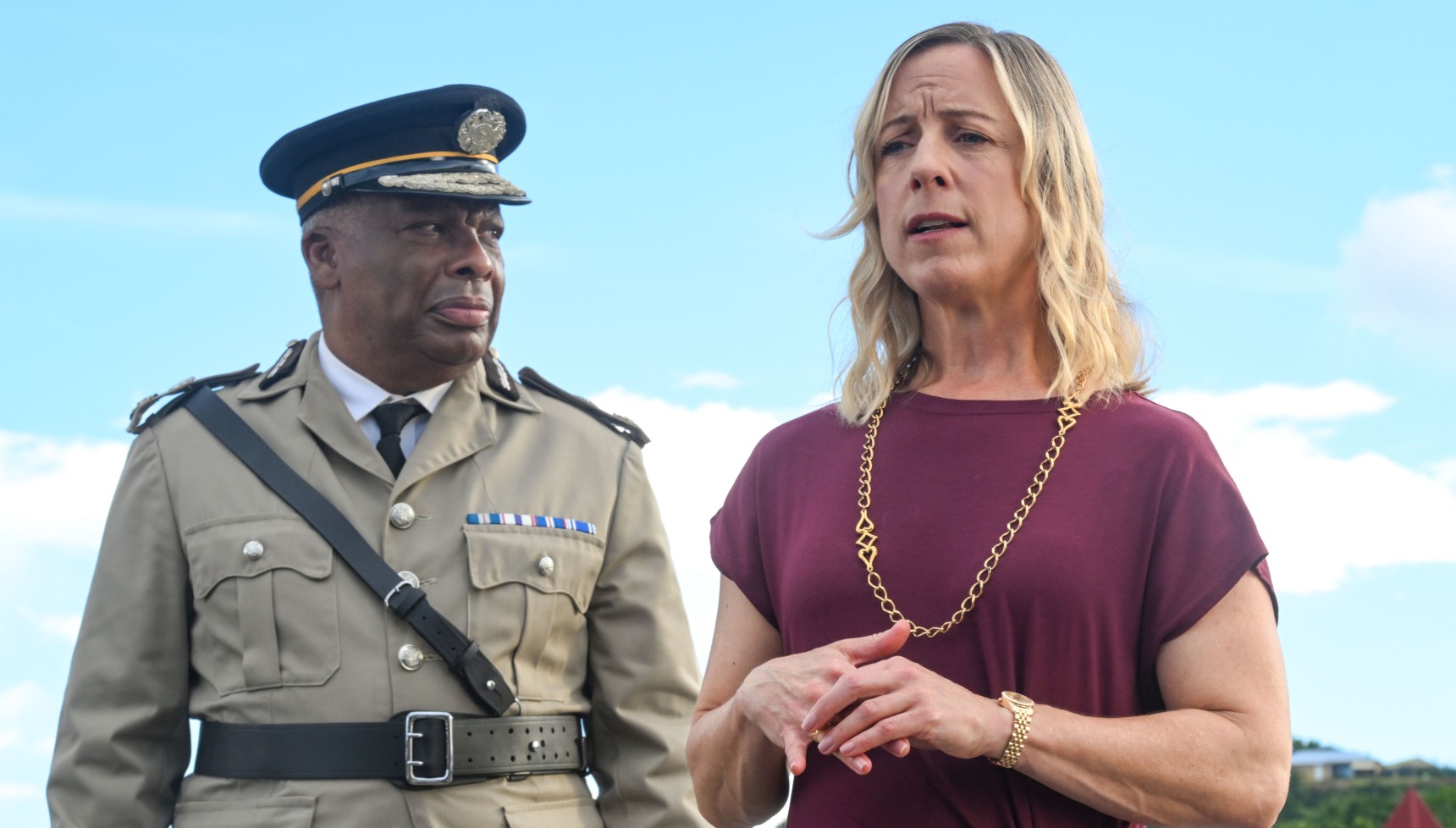 Claudie Blakley as Cara Smart in Death in Paradise