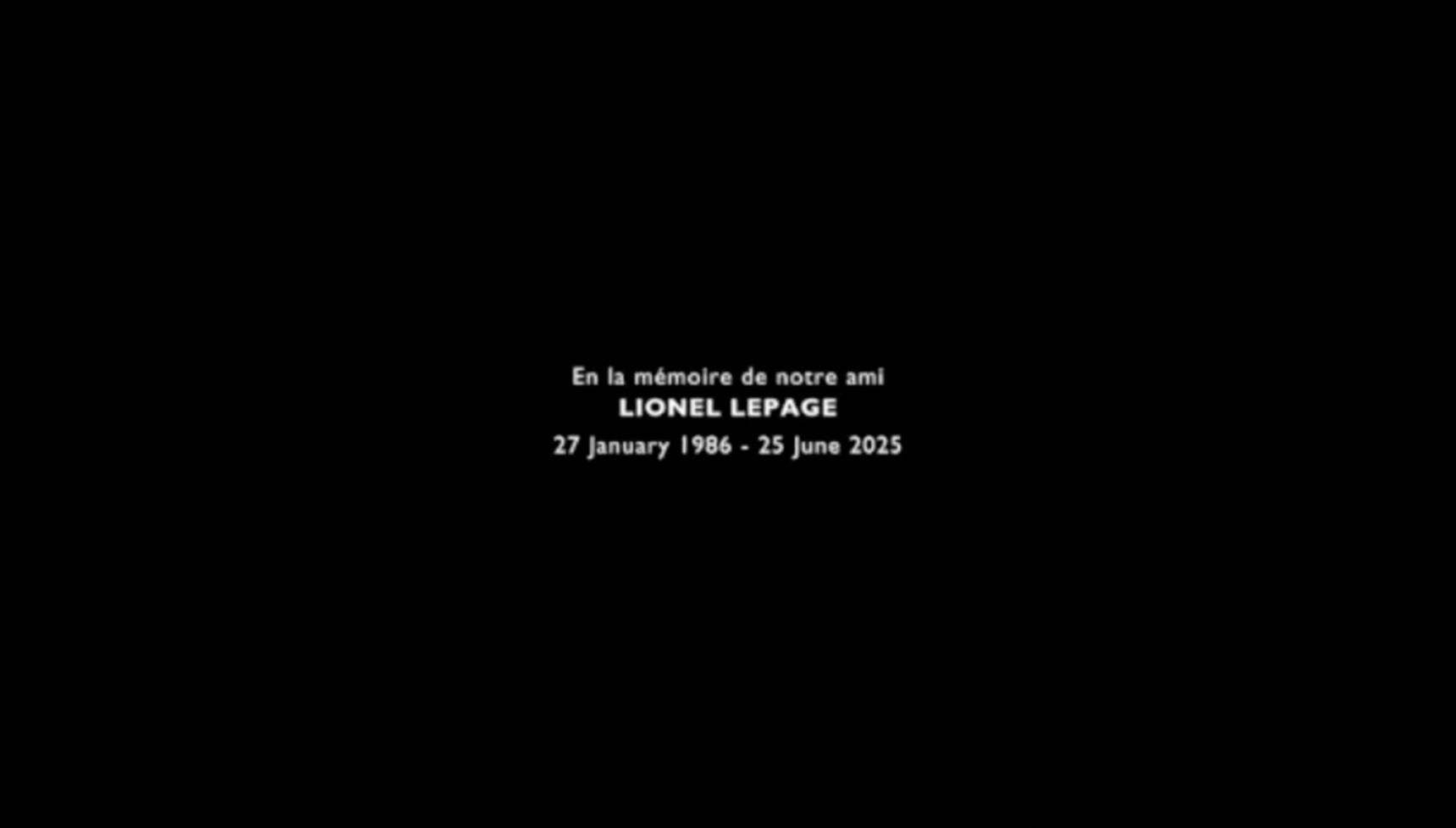 Lionel Lepage tribute Death in Paradise