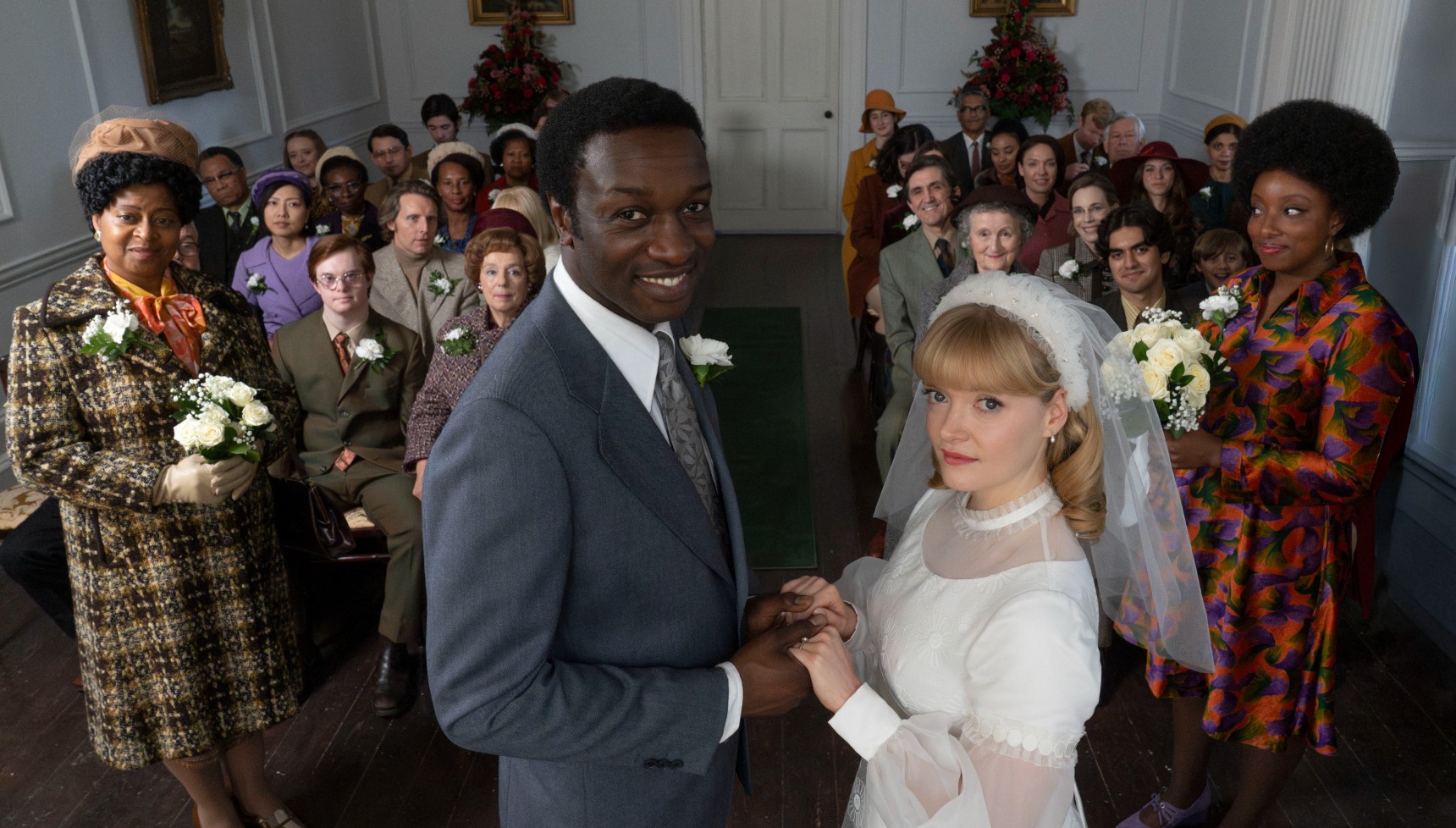 Cyril and Rosalind's wedding in Call the Midwife