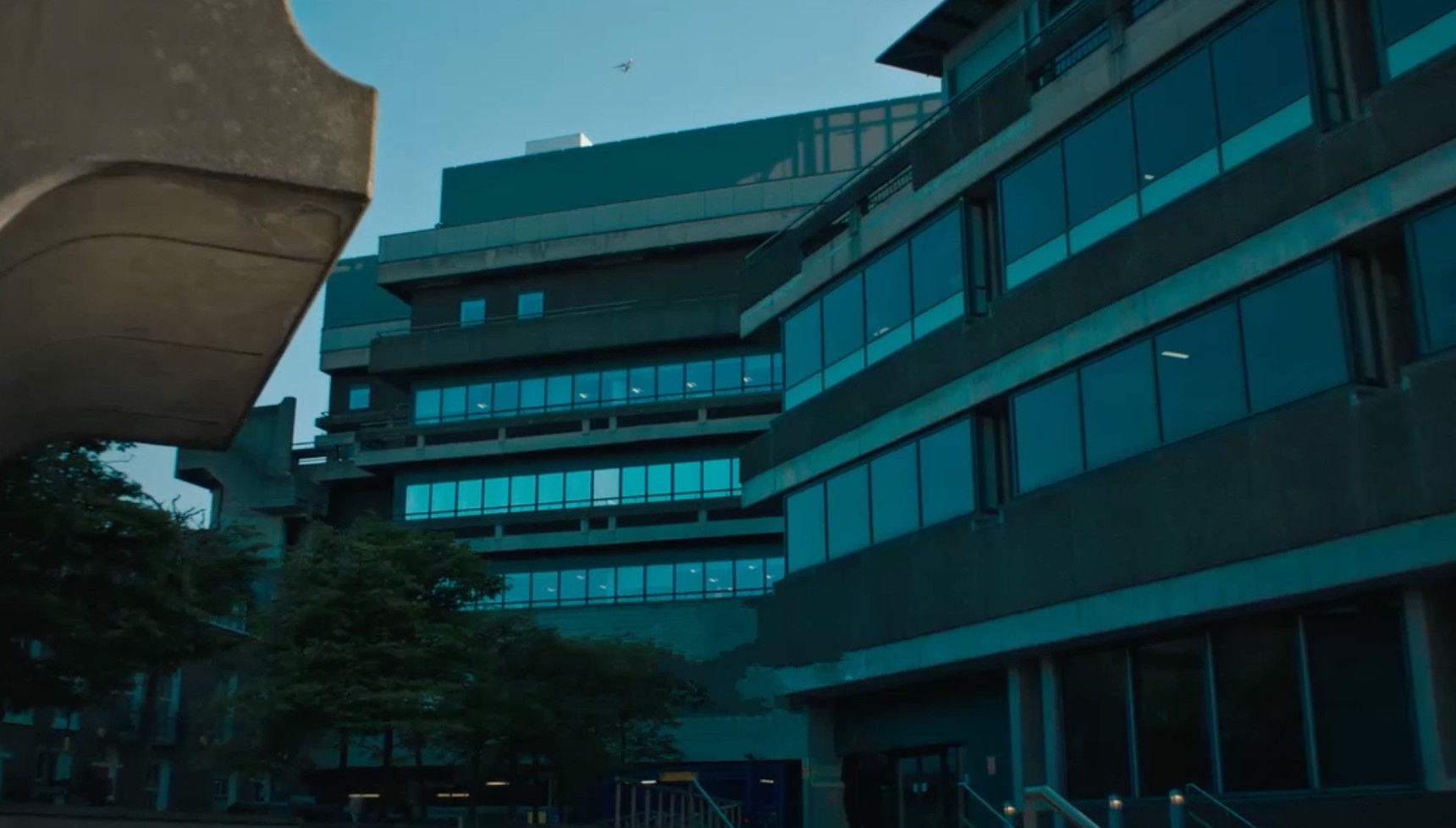 Metropolitan Police headquarters building located on Lambeth Road in London.